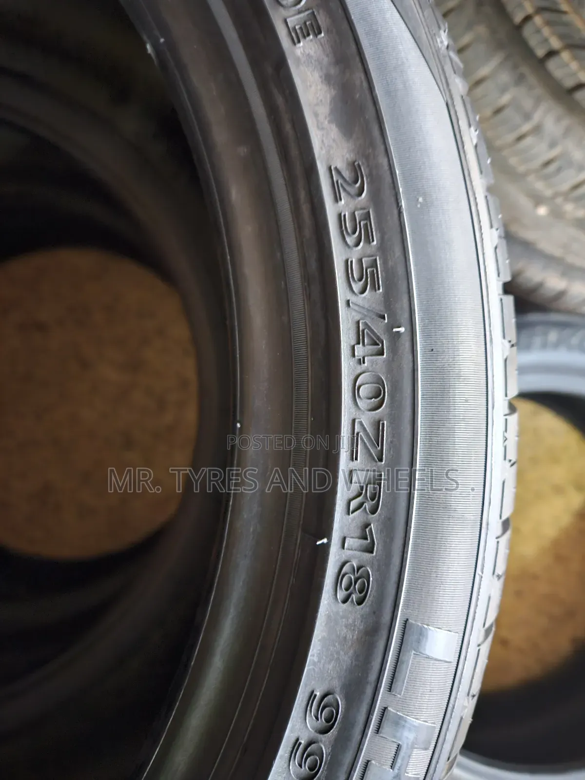 255 40 Zr18 Lionhart Tires Very Gd Type Only One Piece We Have.