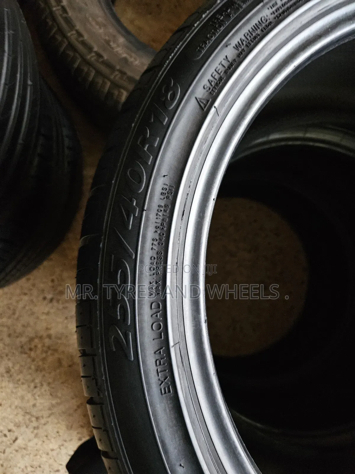 255 40 Zr18 Lionhart Tires Very Gd Type Only One Piece We Have.