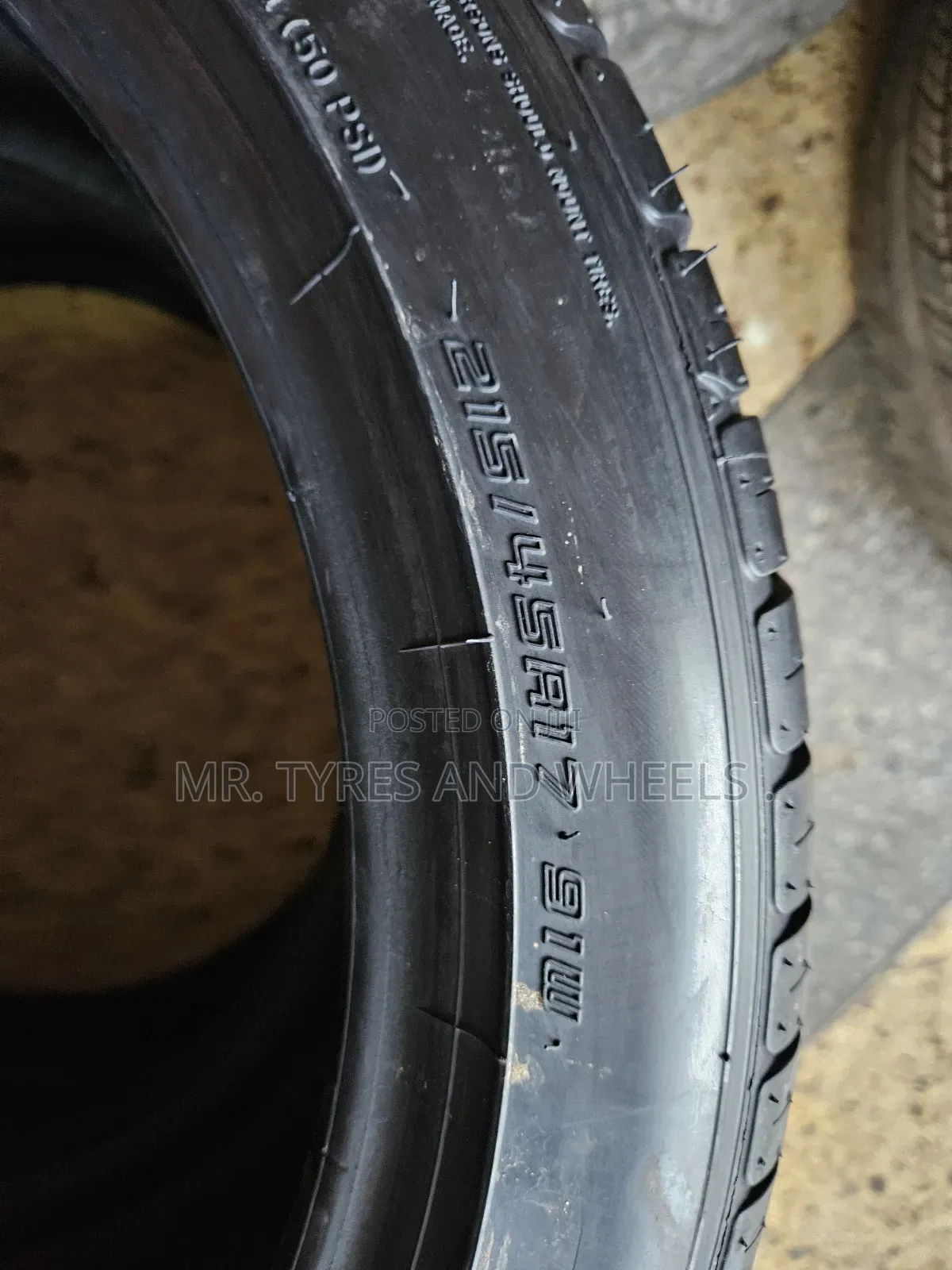 215 45 R17 Firenza Used but Almost New Tire Japan Made.