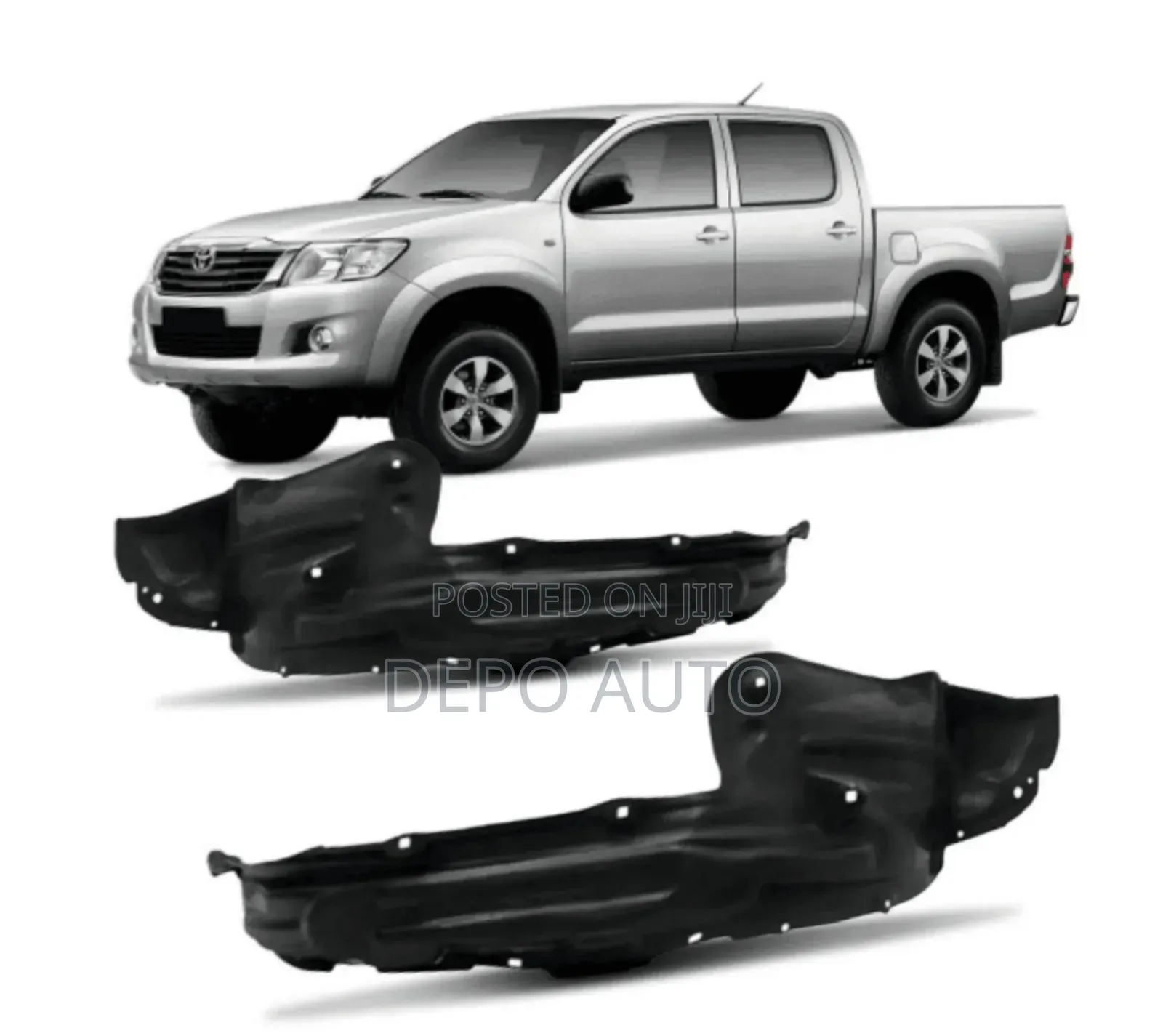 Pair of New Quality Mudflap Liners Vigo