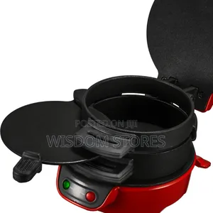 Raf 600w Electric Hamburger Sandwich Maker Toaster Round Barbecue