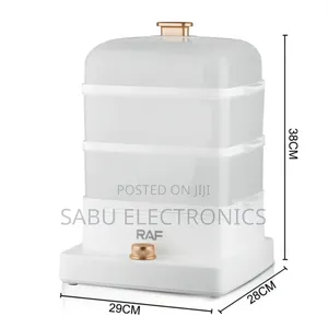 Raf 3-Tier Electric Food Steamer – 1200w Healthy Cooking