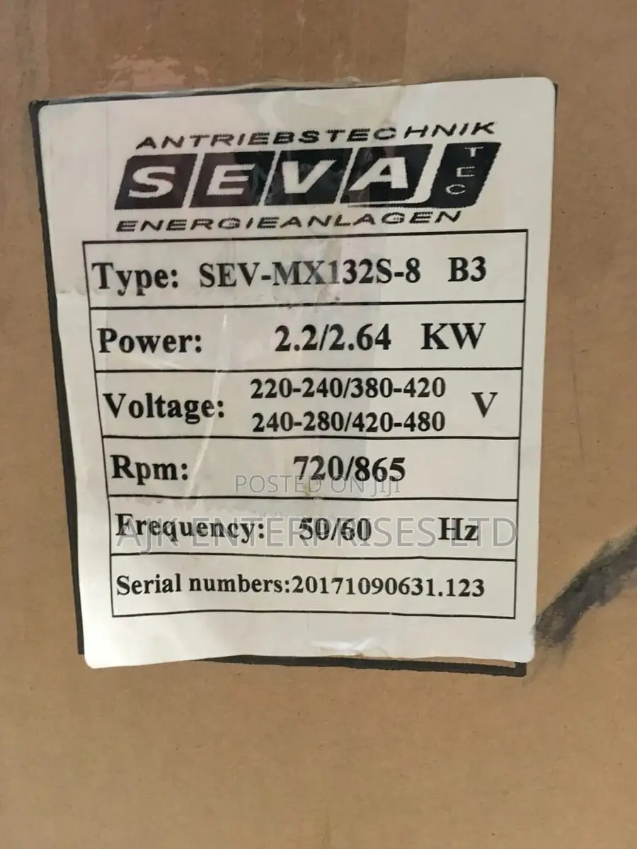Three Phase 3hp Low Speed Motor
