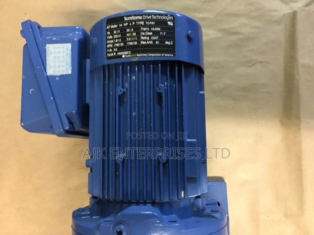 Three Phase 1hp Geared Motor