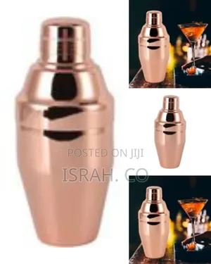 Elegant Copper Cocktail Shaker