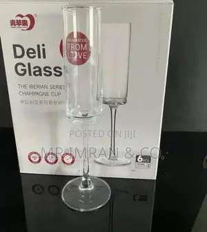 Six Deli Glass the Iberian Series Champagne Cups.