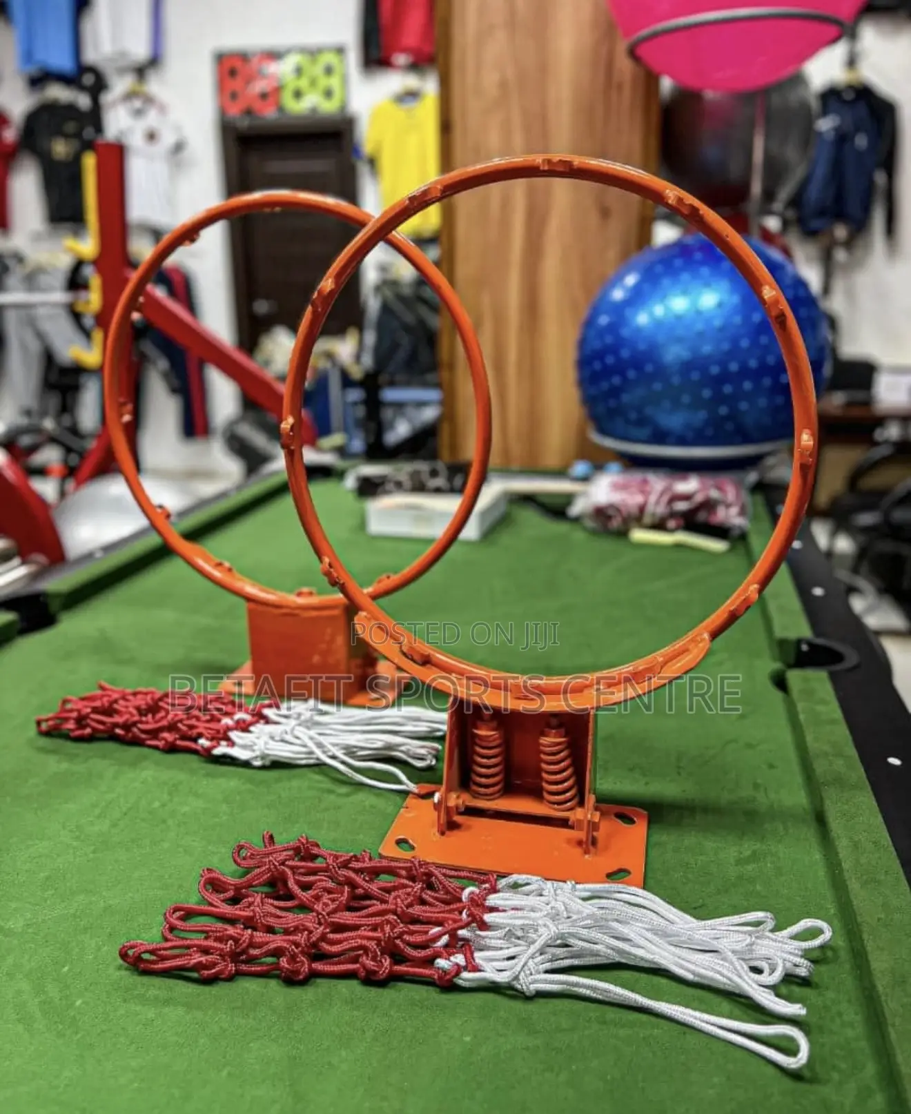 Basketball Ring Spring Pair With Net