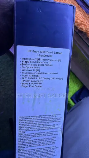 New Laptop HP Envy X360 15-Cp0013nr 16GB Intel Core I7 SSD 512GB