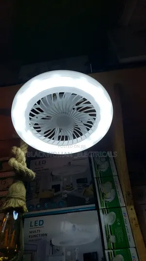 Light With Fan, Changes 3 Colors Warm ,White N Warmwhite