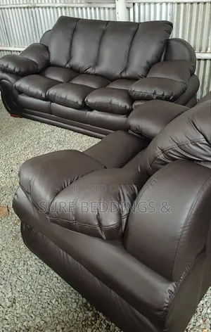 Comfort 7 Sitters Leather Sofa