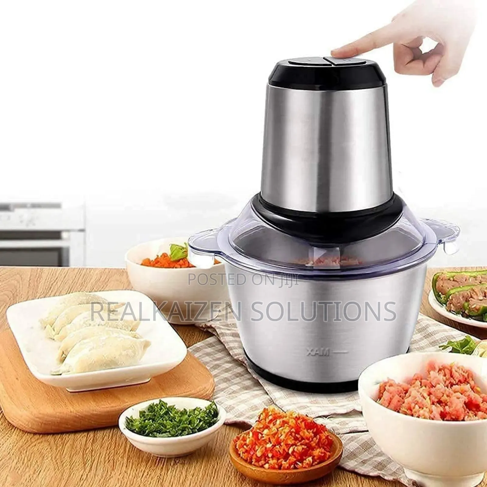 Uk Homeasy 2l Stainless Steel Electric Kitchen Meat Grinder