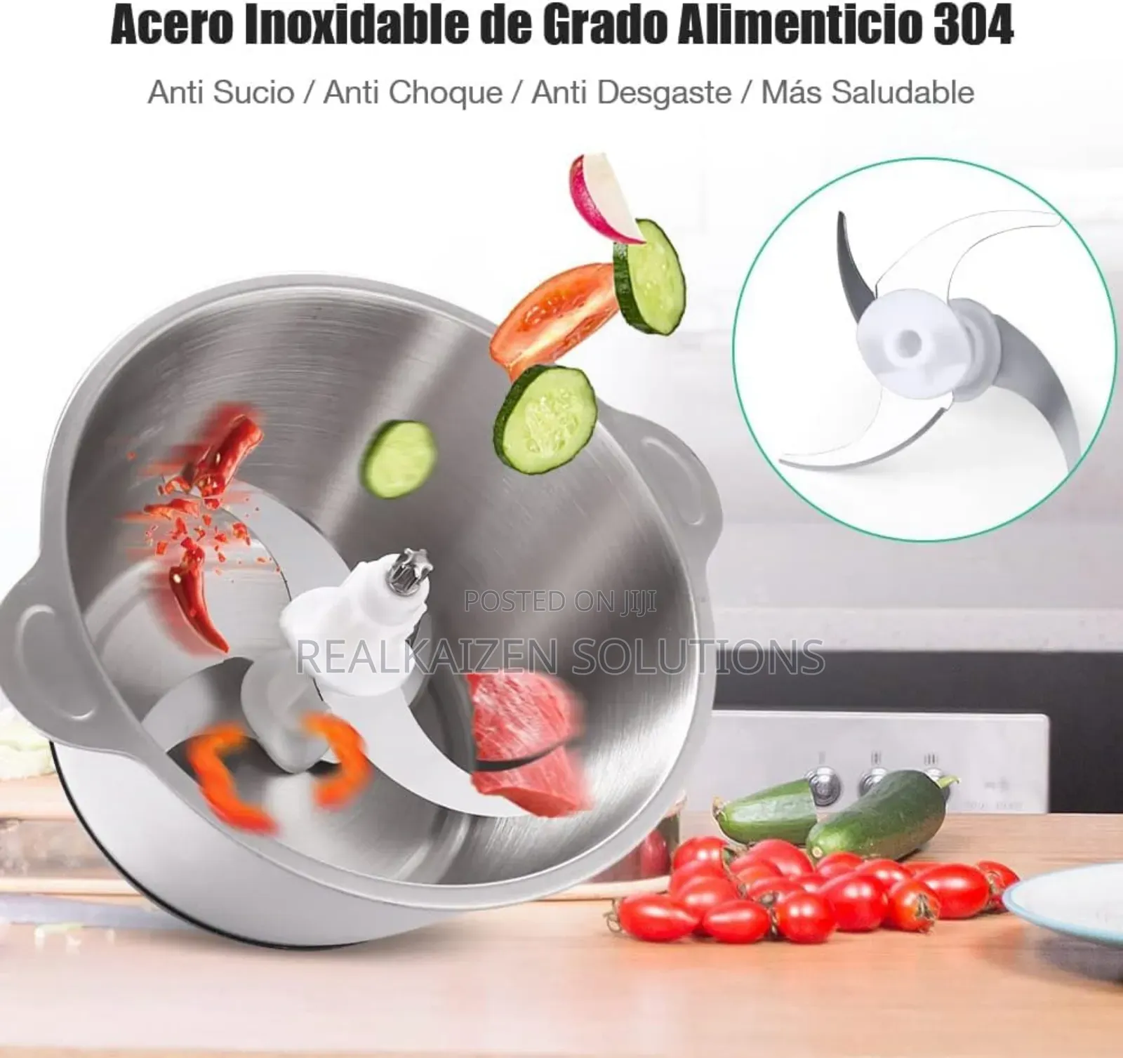 Uk Homeasy 2l Stainless Steel Electric Kitchen Meat Grinder