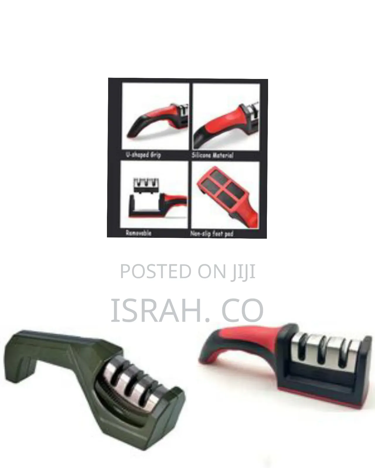 Professional Multi-Stage Manual Kitchen Knife Sharpener