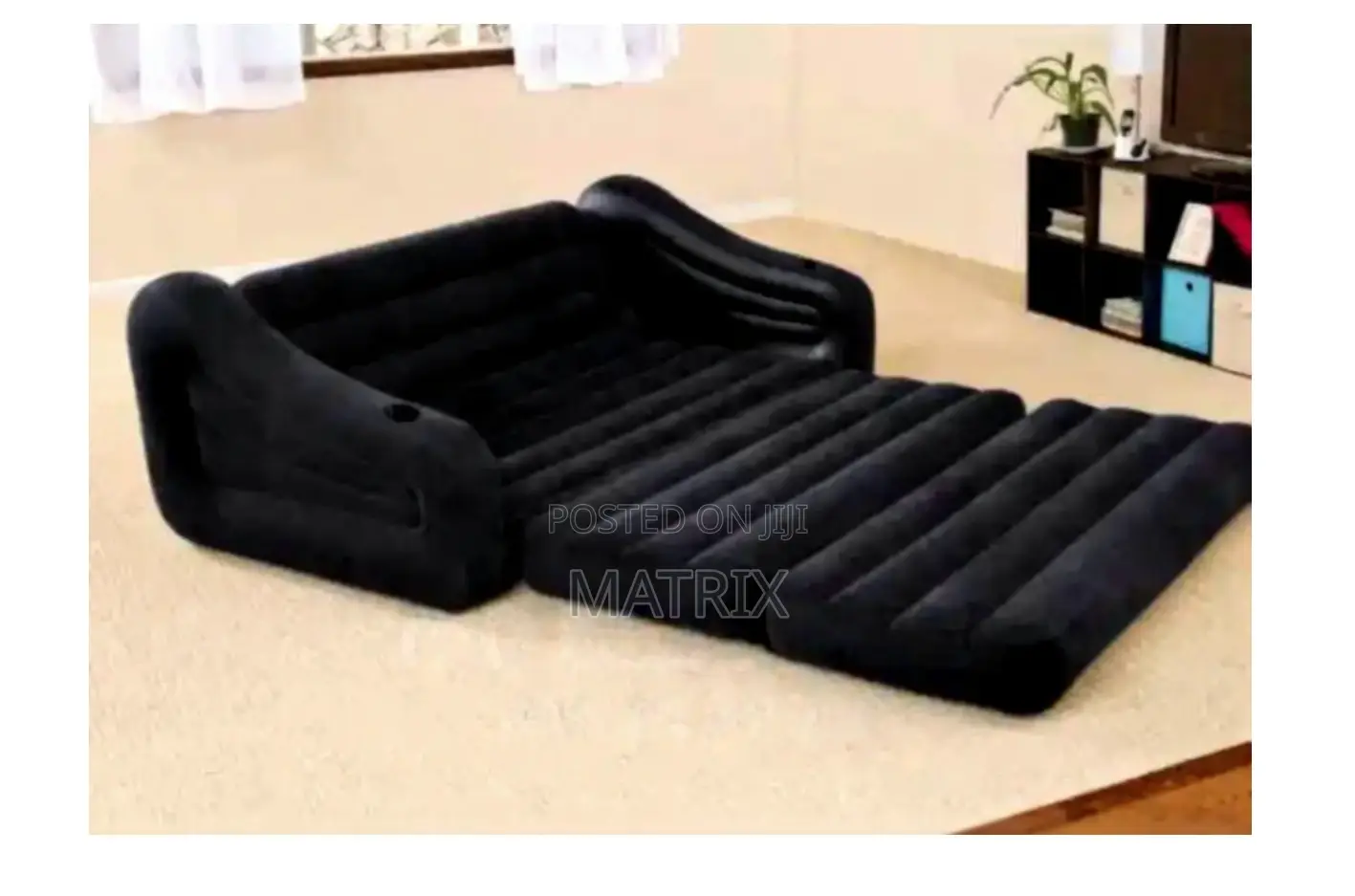 Inflatable Air Sofa Chair Two Seats With Smart Bed and Free Pump