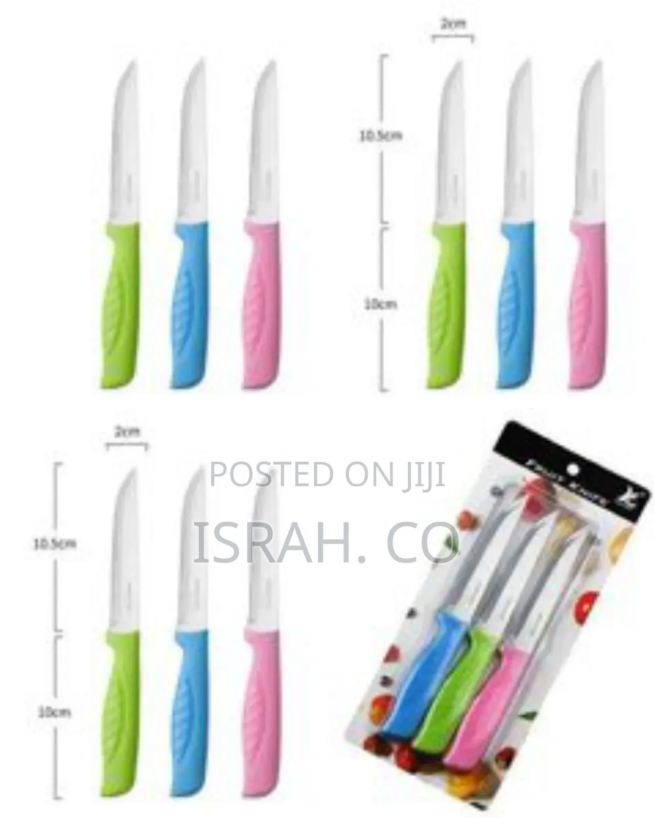 Pack of 6 Sharp Mini Knives