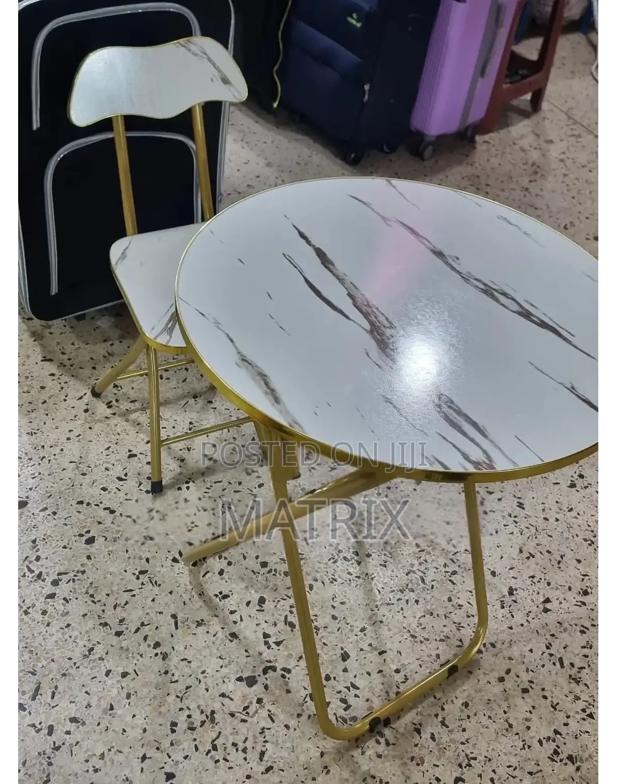 Flodable Table With Chair