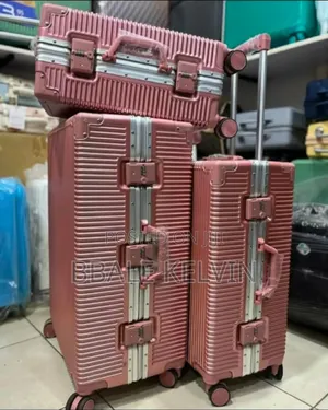 3 Piece Non Zipper Alminium Vip Travel Suitcases