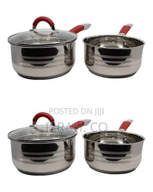 2 Pieces Stainless Steel Cookware Dishes With Lid