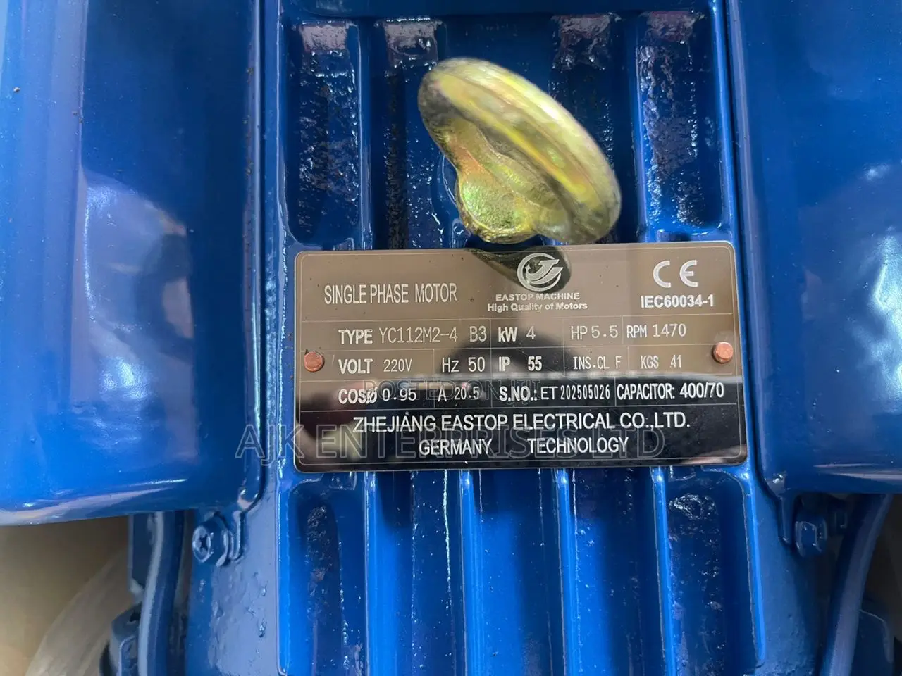 Single Phase 5.5hp Normal Speed Motor