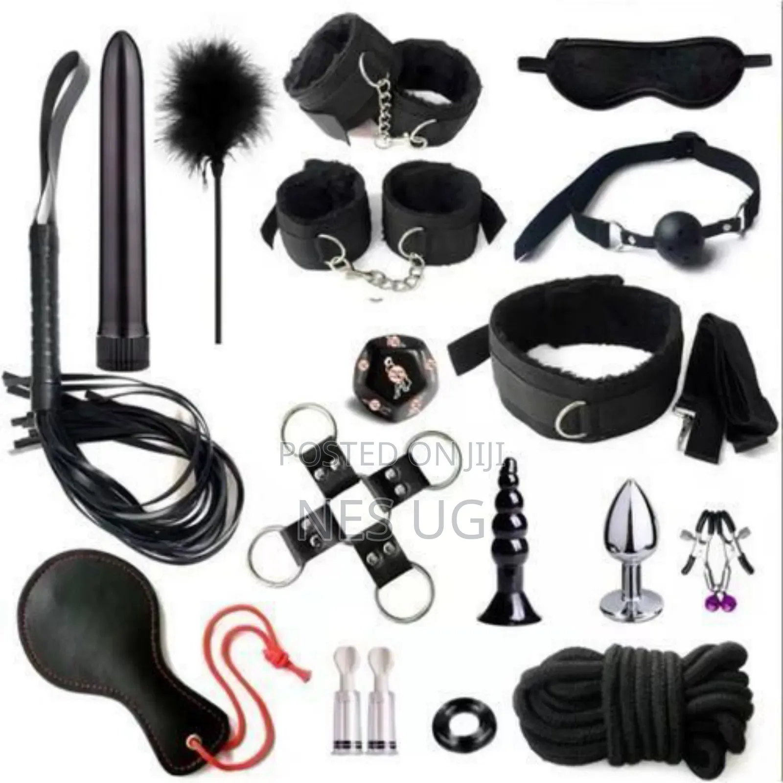 Bdsm Sex Bondage Set 17 Pcs Restraints For Couples - 17 Pcs