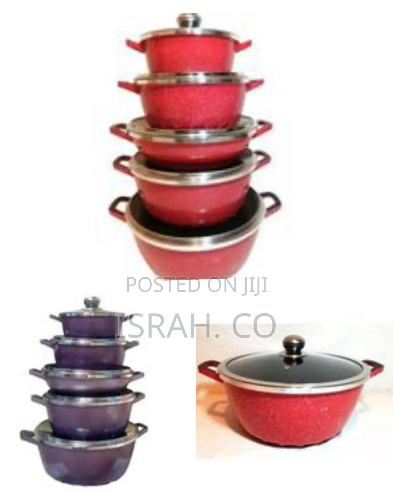 Premium Non-Stick Cookware Set With Lids