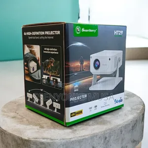 Smartberry Ht29 Mini Projector | Wifi6, Bt5.0, Screen Mirroring