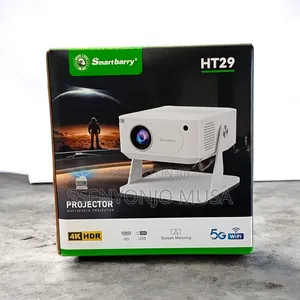 Smartberry Ht29 Mini Projector | Wifi6, Bt5.0, Screen Mirroring