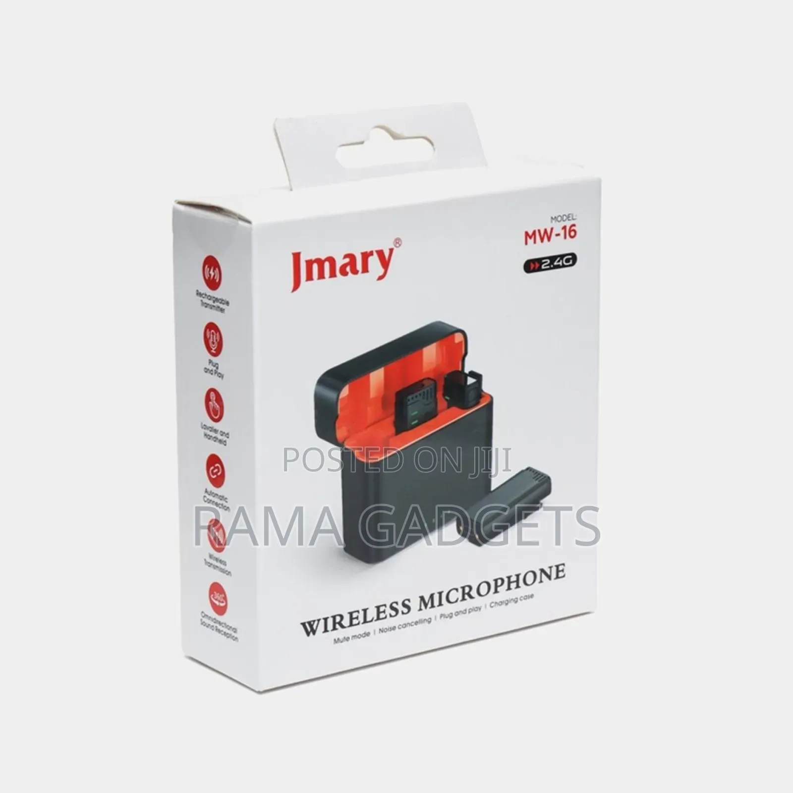 Jmary Mw-16 2.4g Wireless Microphone 3 in 1 Mic