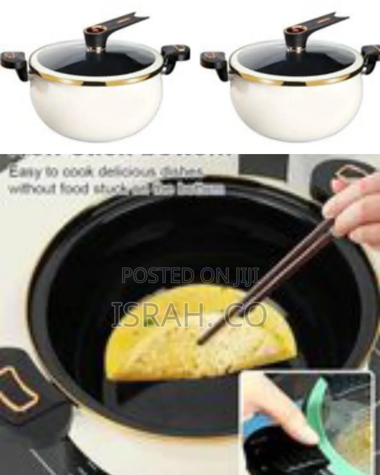Stylish Modern Casserole Pot / Stockpot With Tempered Glass Lid