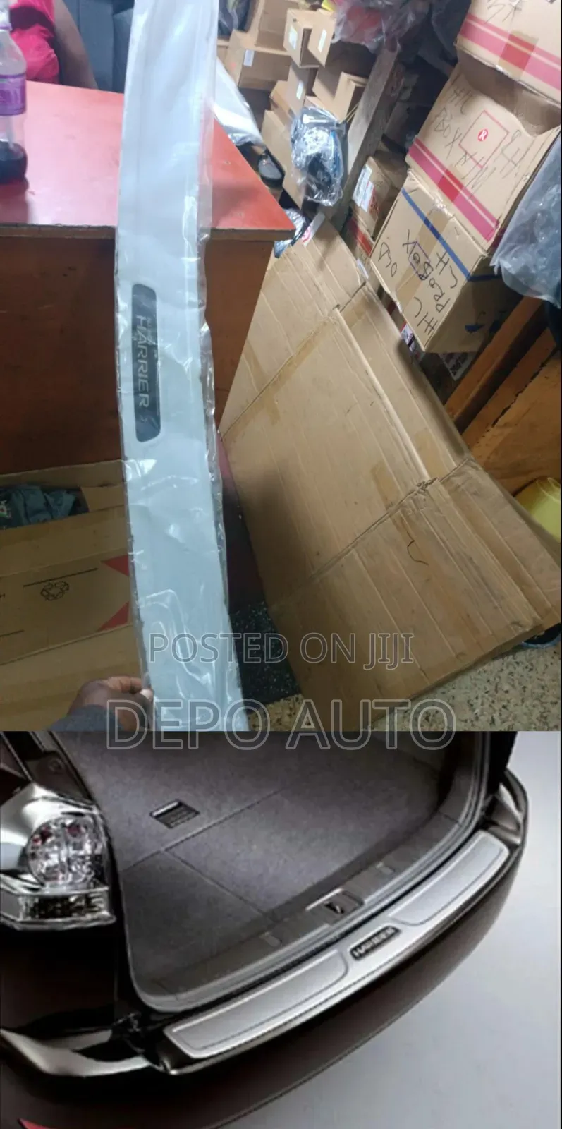 New Rear Bumper Plate Harrier Kawundo 2006