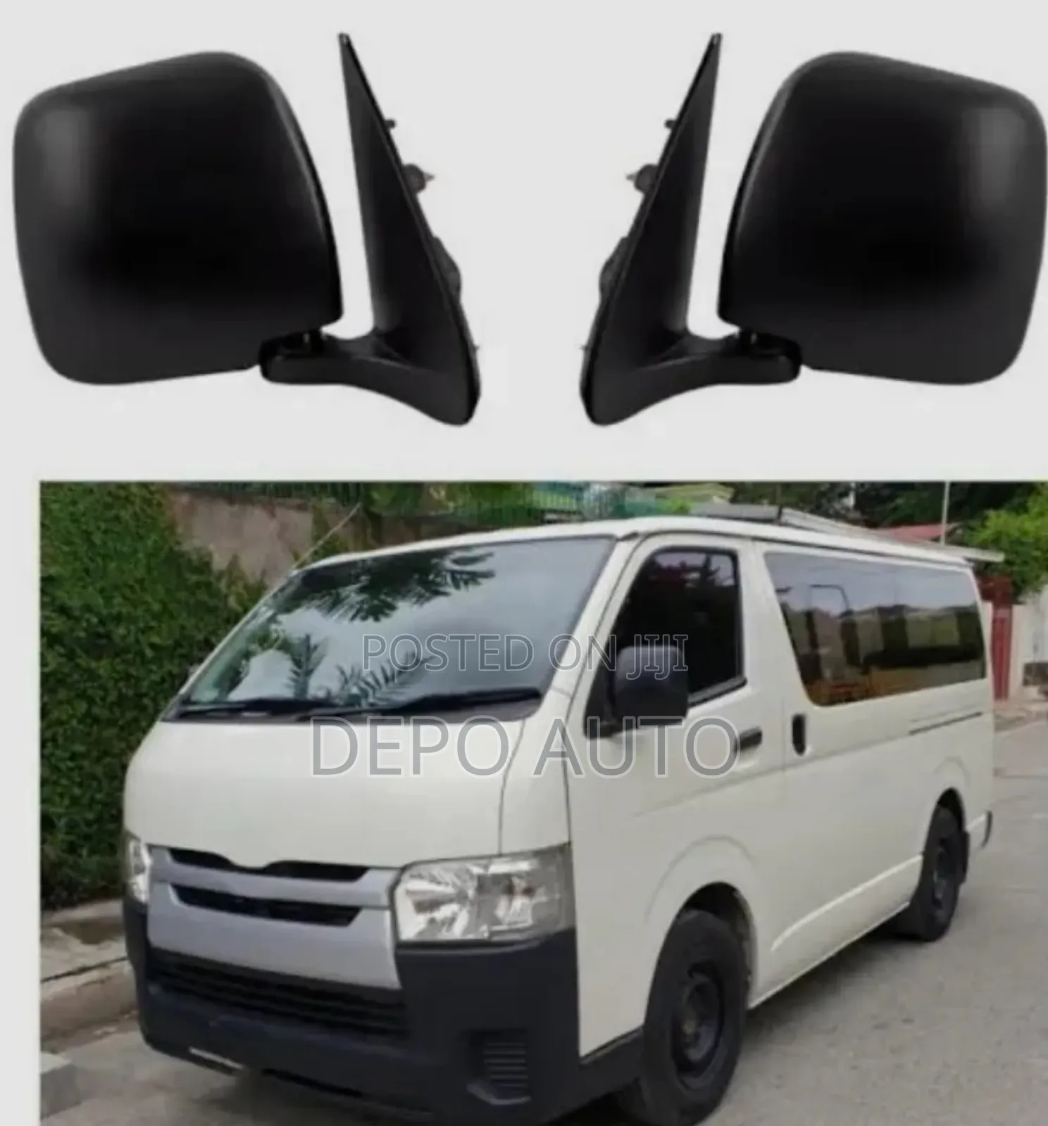 New Manual Pair of Side Mirrors Hiace 2006 (Drone)