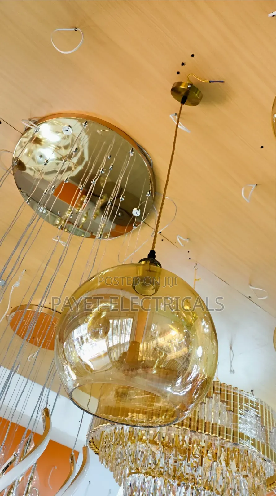Glass Pendant Lamp Holder