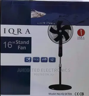 Stand Fan Black