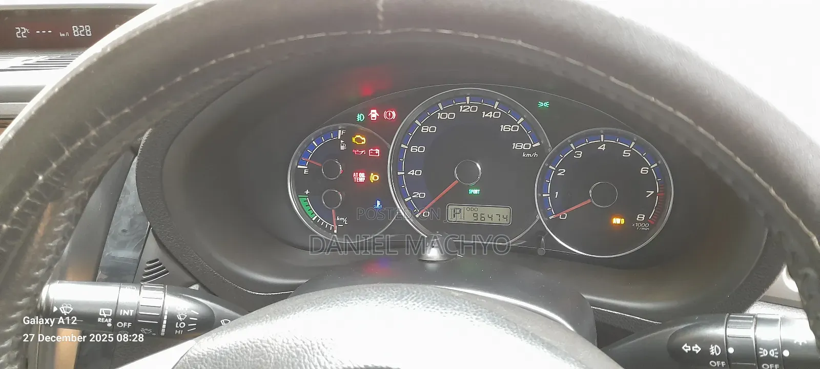 Subaru Exiga 2008 Blue