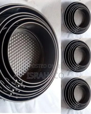 Set of Non-Stick Springform Cake Pans - Multicolor