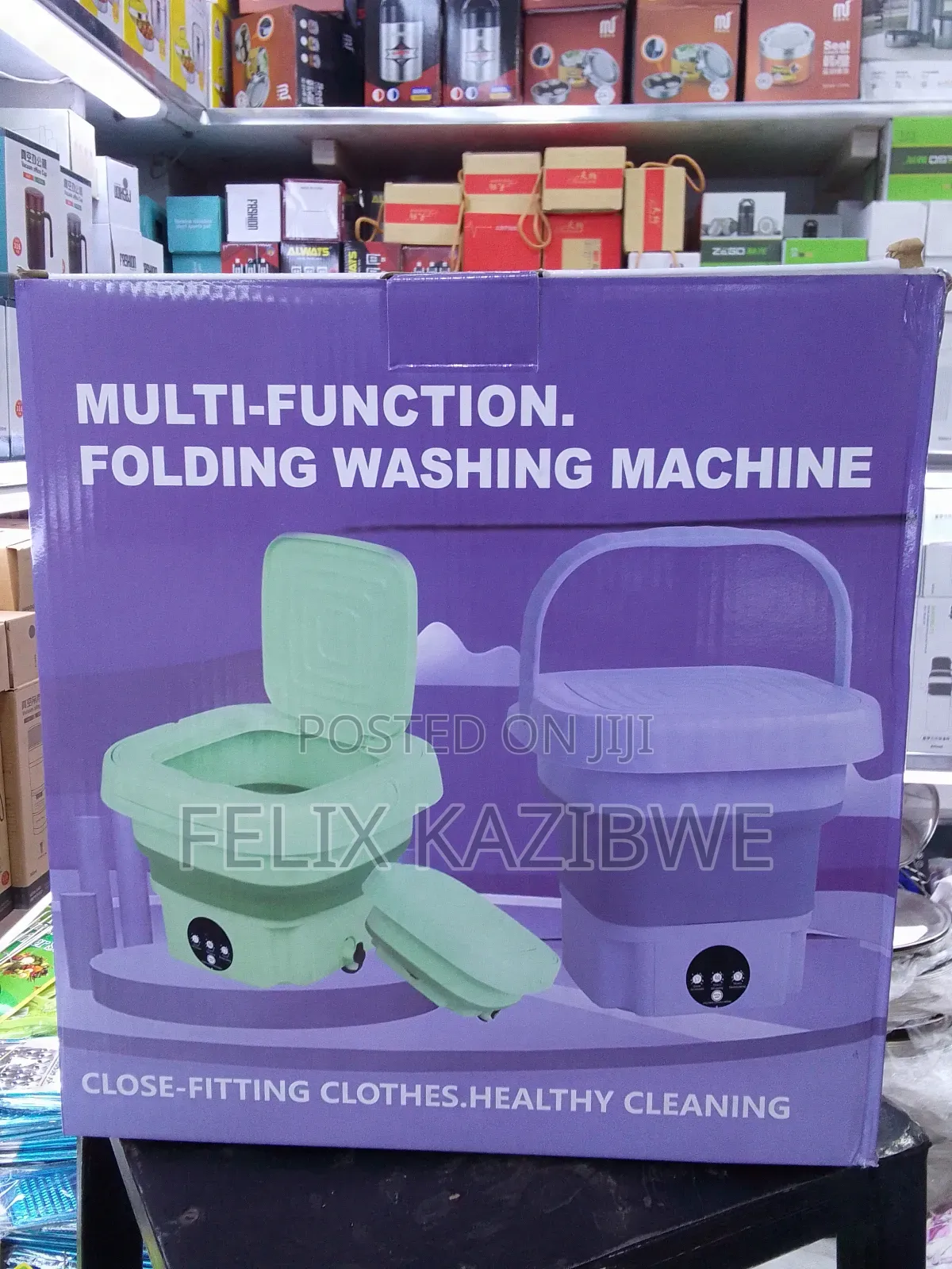 Multi-Function Folding Washing Machine.