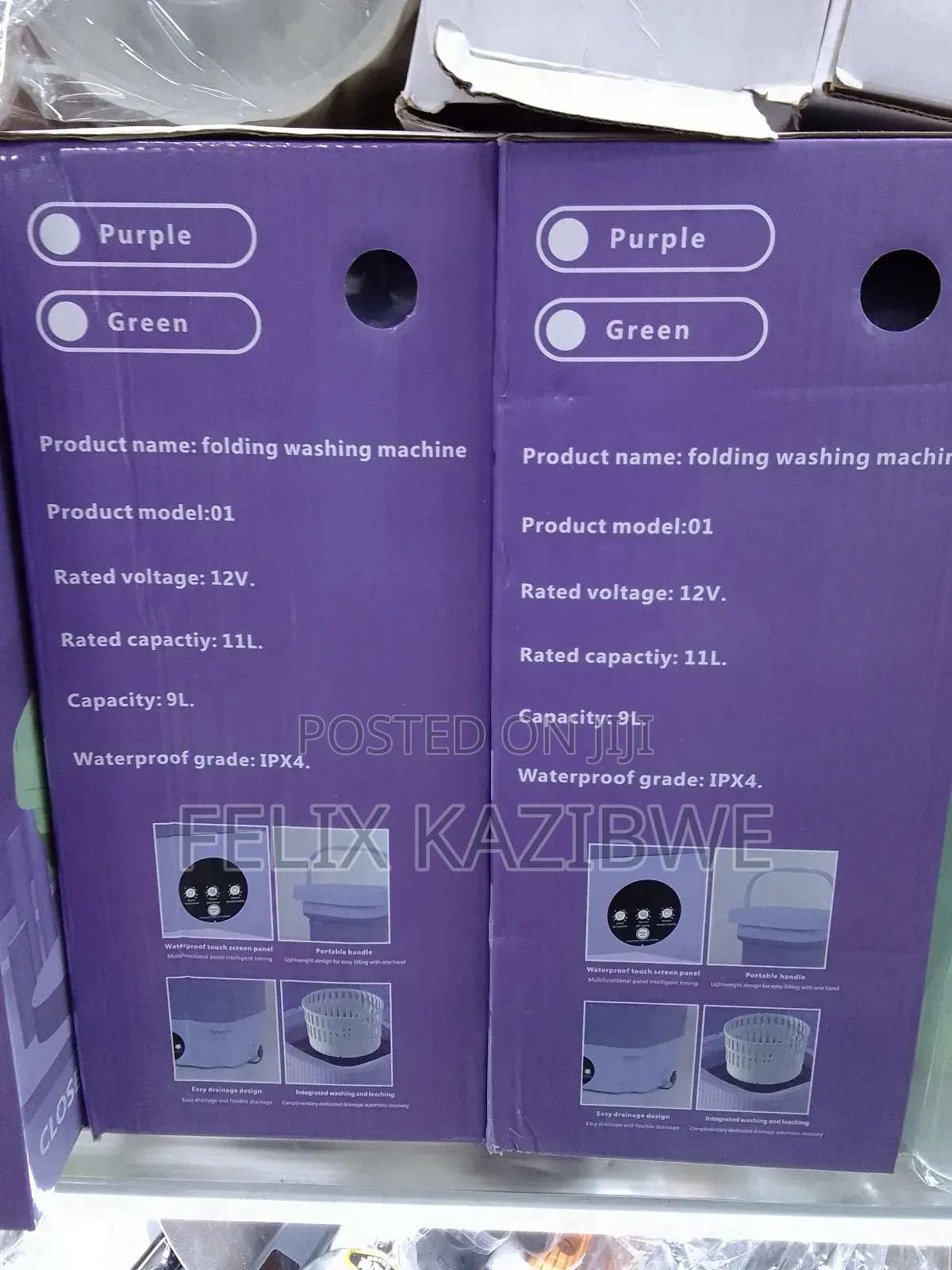 Multi-Function Folding Washing Machine.