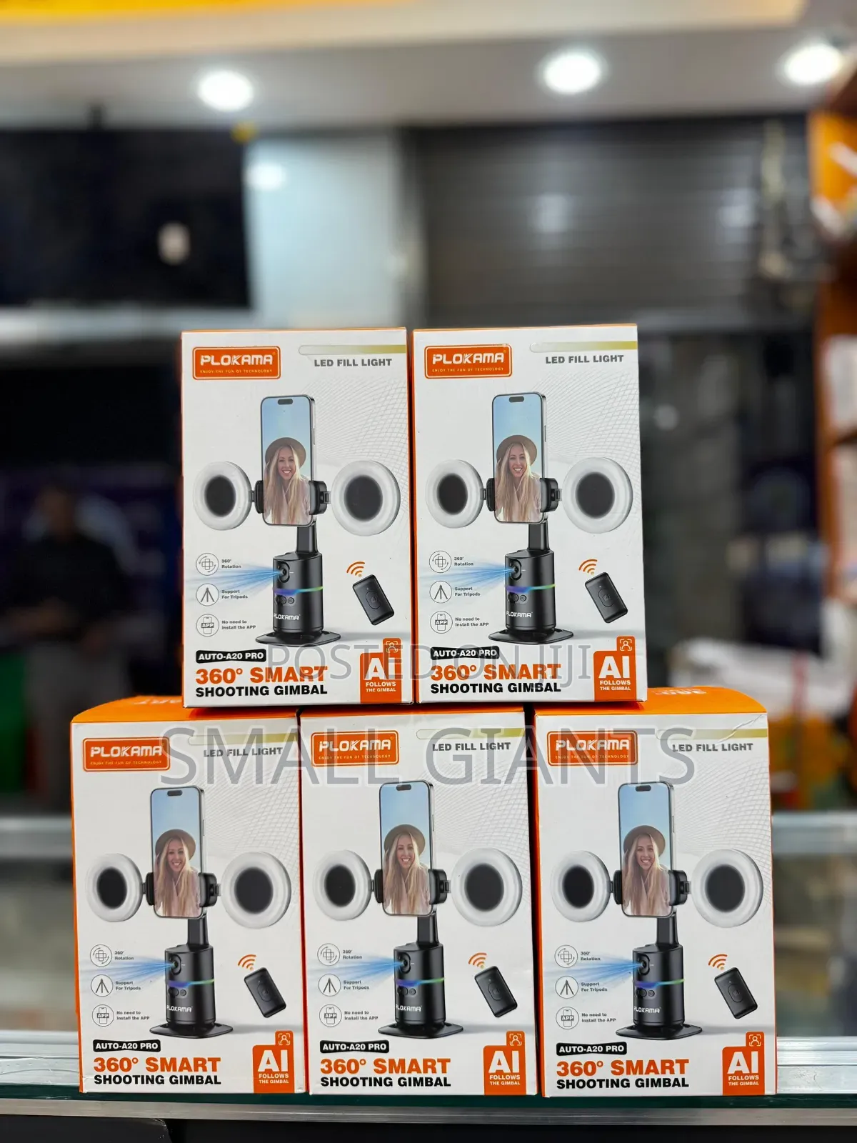 Plokama Auto-A20 Pro 360° Smart Selfie Stick Gimbal