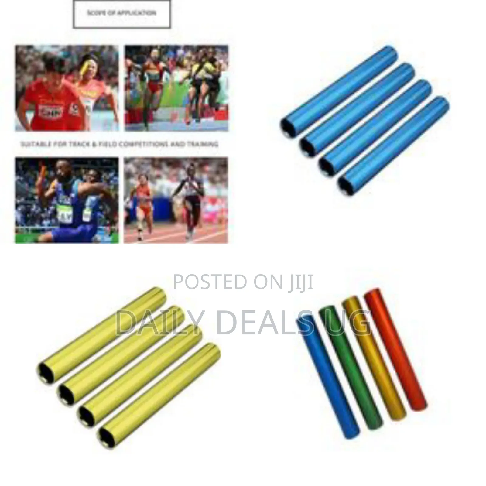 Set of Colorful Relay Batons