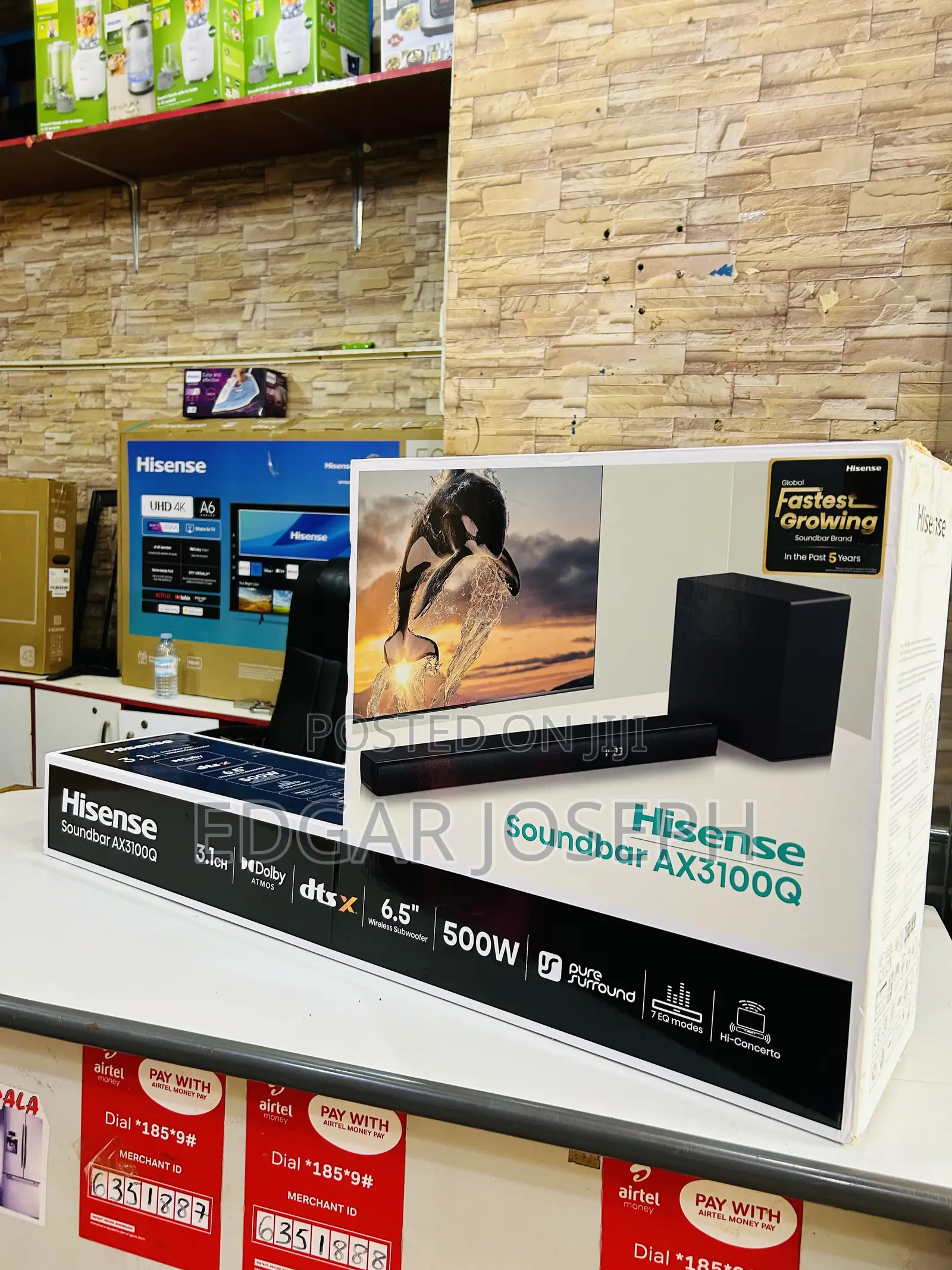 Hisense Sound Bar 3.1channel 500w