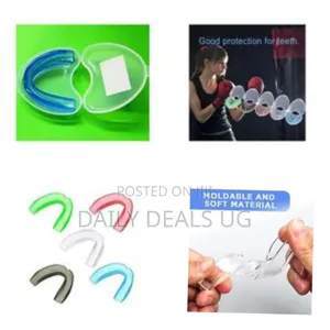 Sports Clear Dental Mouth Guard in a Protective Case