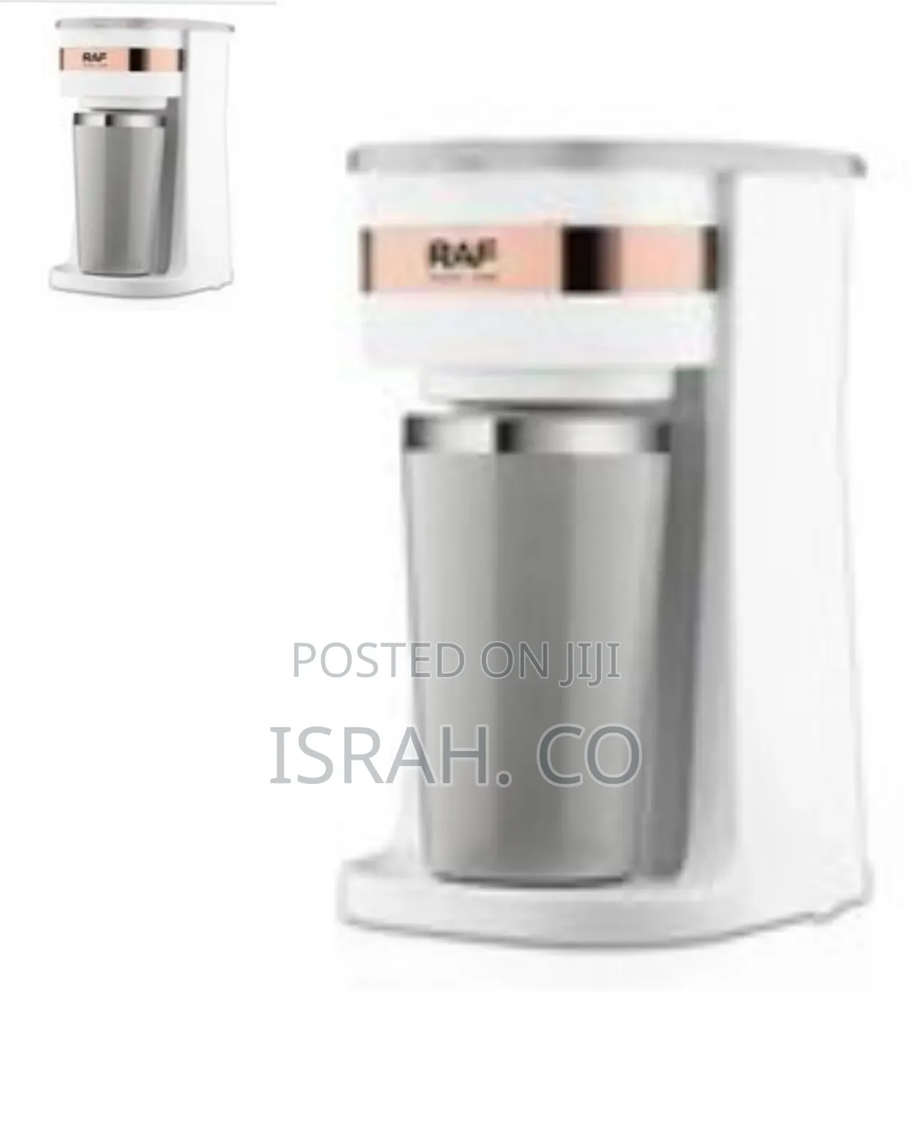 Raf Personal Coffee Maker With Insulated Travel Mug