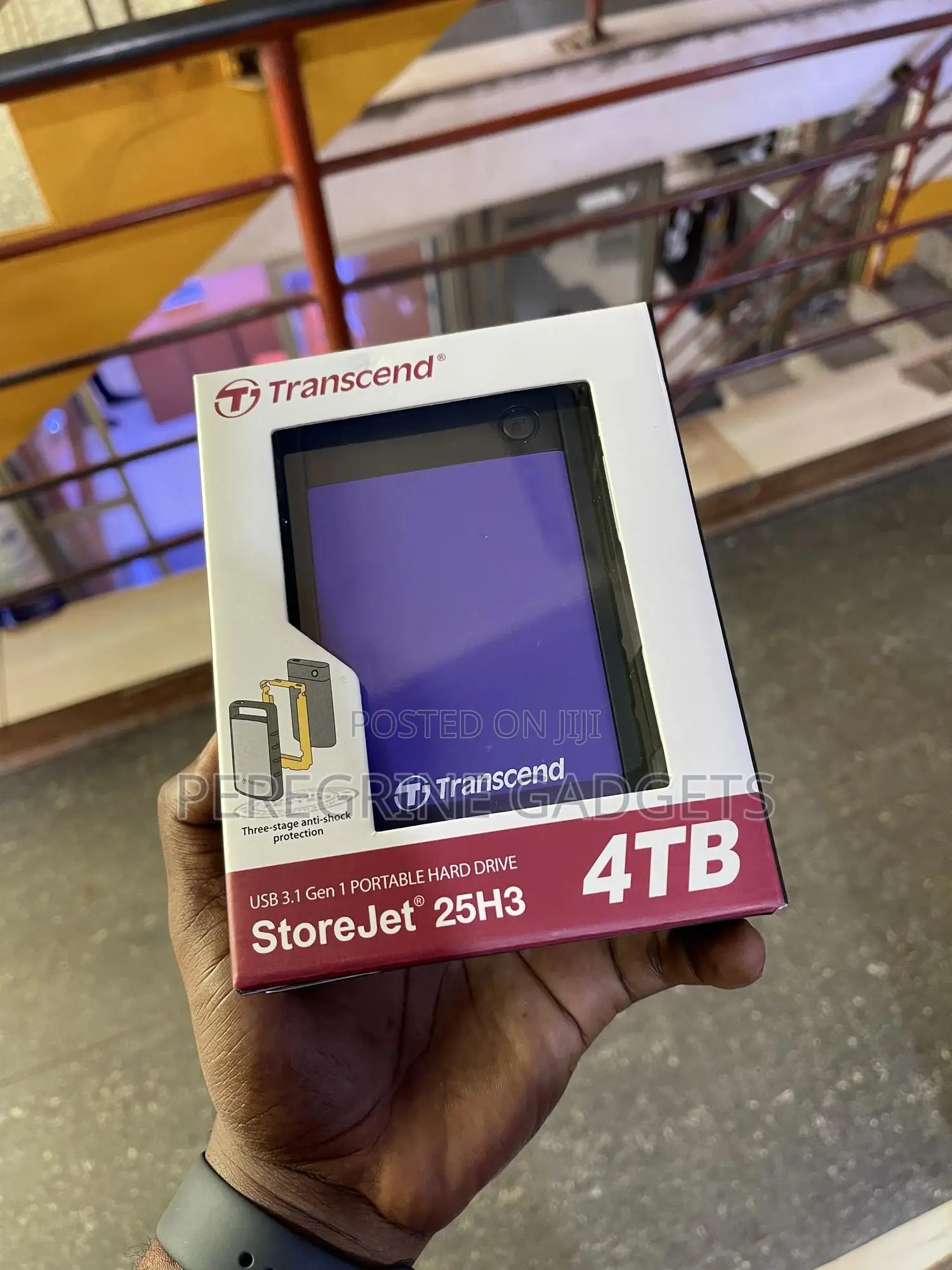 4tb Transcend Portable Hard Drive Usb3.5