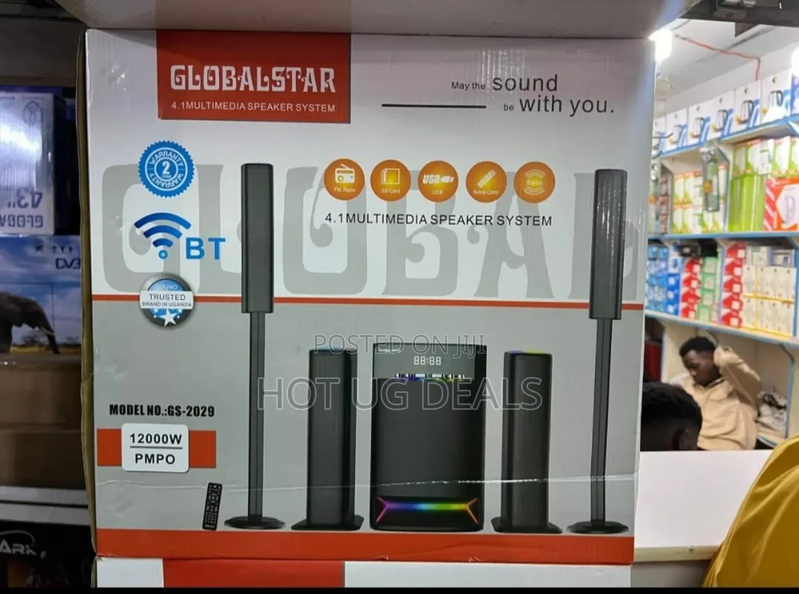 Global Star Bluetooth Speaker Gs-2029 4.1 Home Multispeaker System