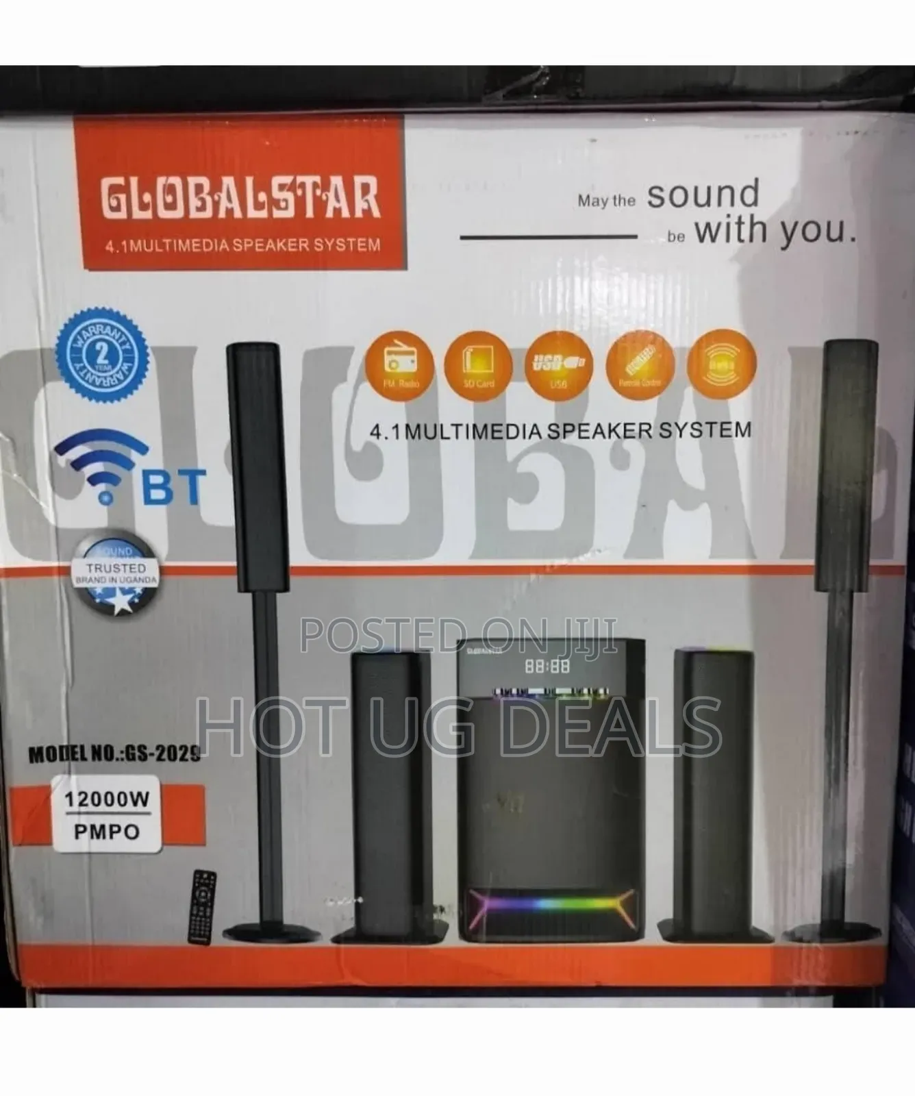Global Star Bluetooth Speaker Gs-2029 4.1 Home Multispeaker System