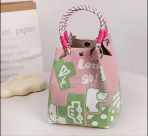 Small Canvas Bucket Bag