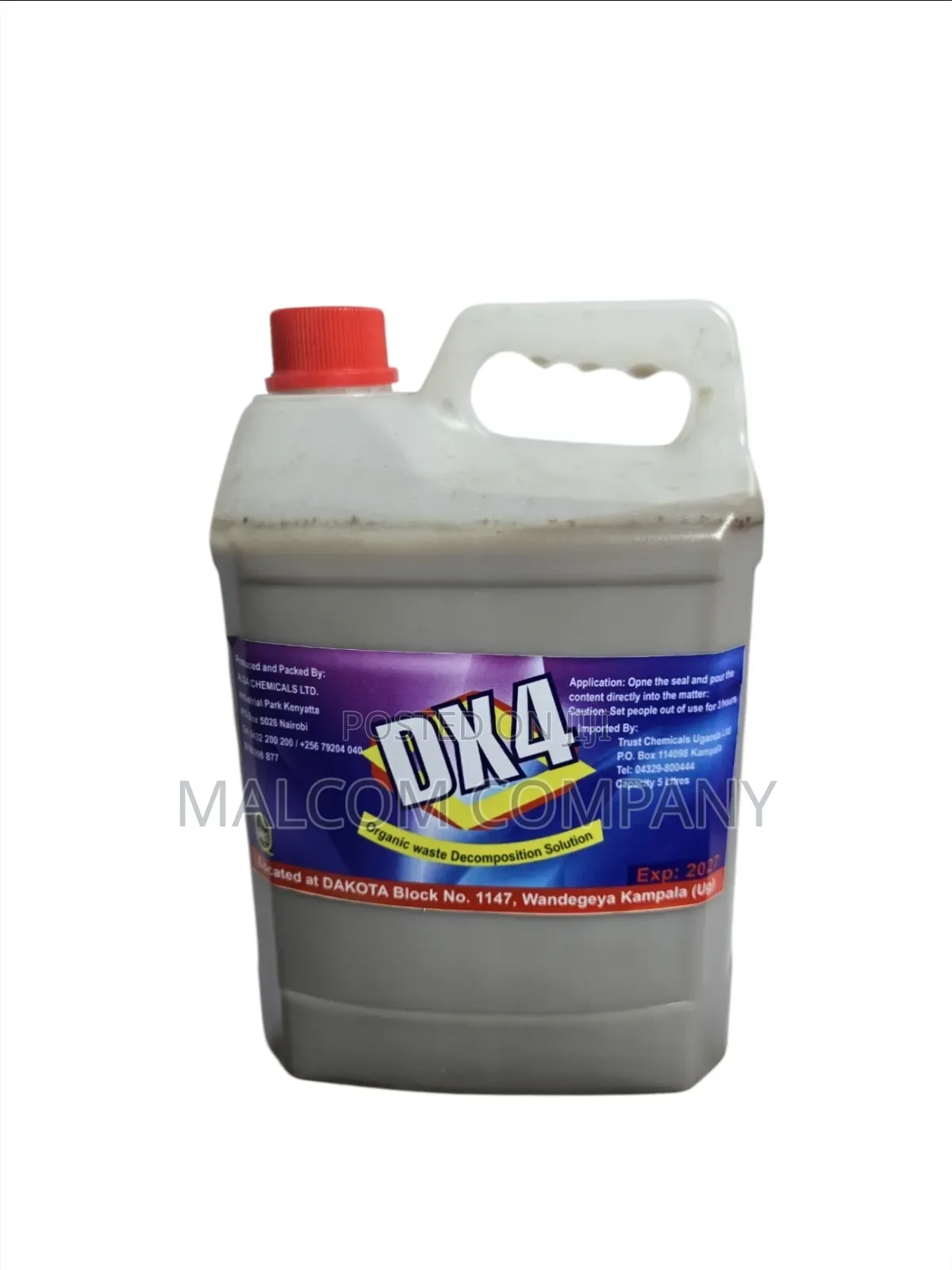 Pit Latrine Acidic Decomposing Chemical Dx4 5ltr