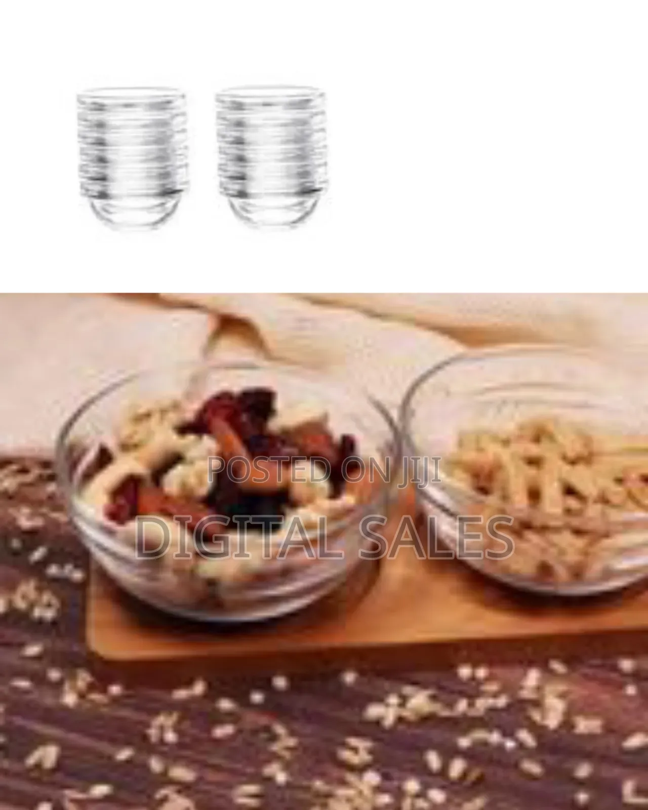 Luminarc of 12 Versatile Glass Prep Bowls / Ramekins - Clear##200,000
