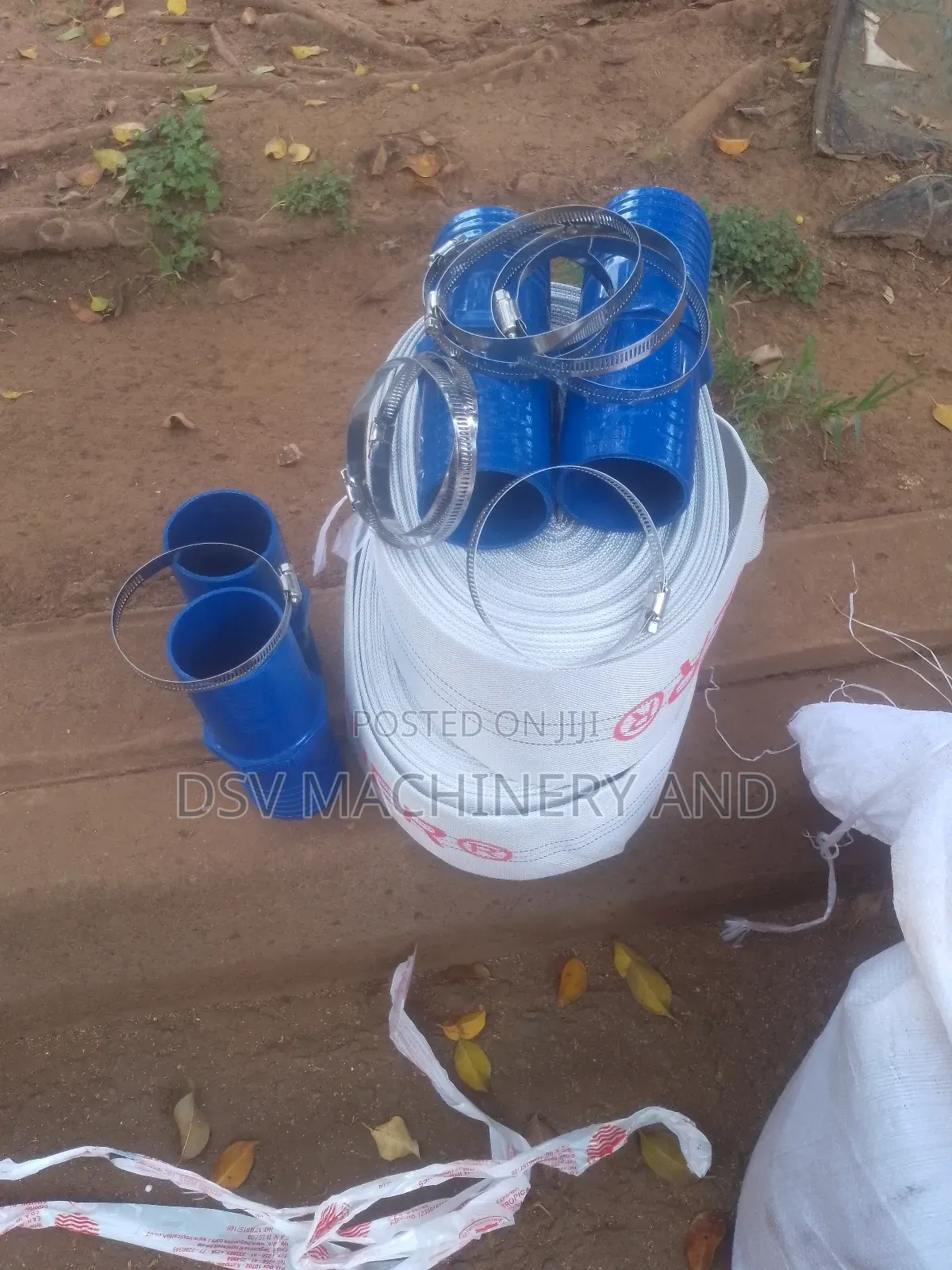3" Delivery Pipes 30metres Long 3 Inches Connectors 3 Inches Clampring