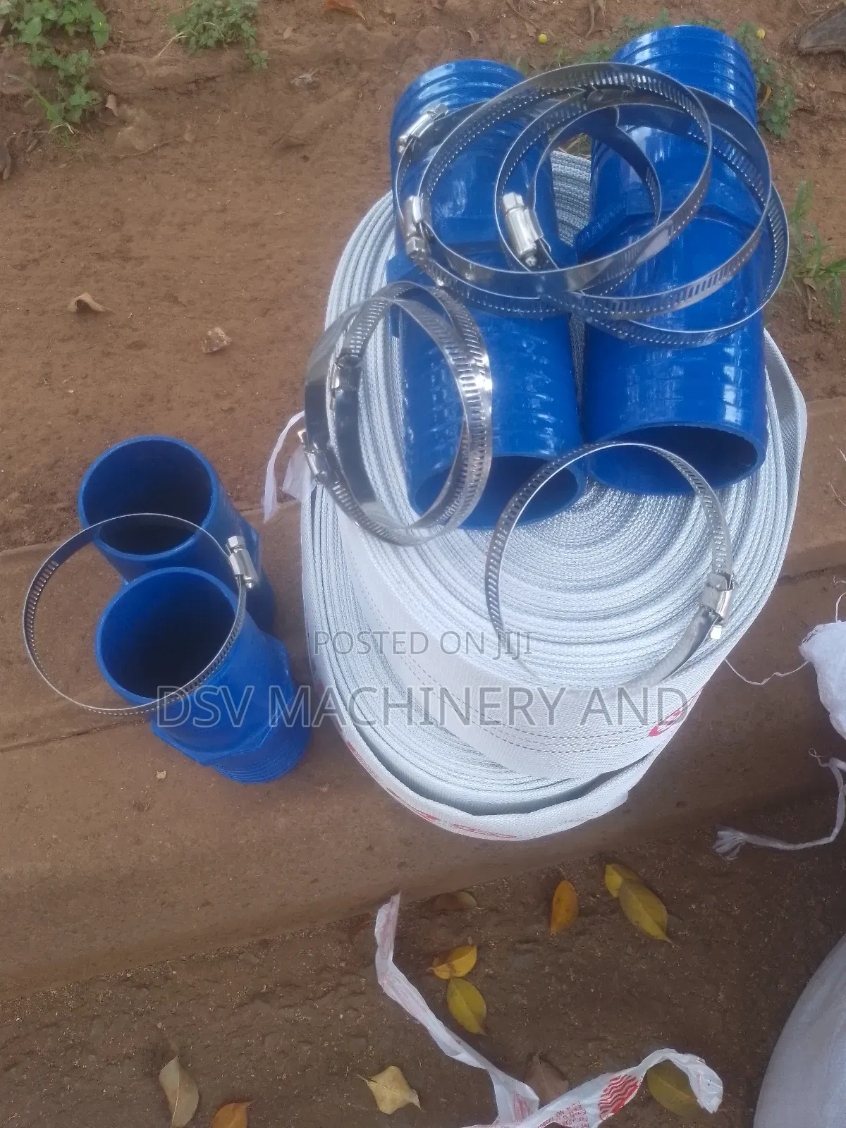 3" Delivery Pipes 30metres Long 3 Inches Connectors 3 Inches Clampring